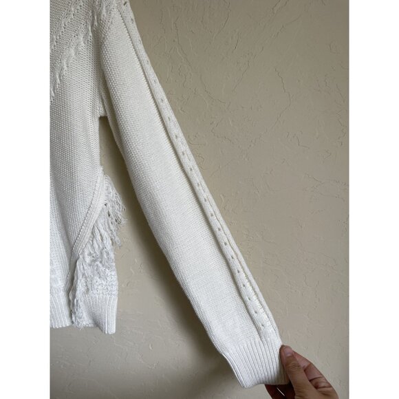 New! The Limited Cream Ivory Cable Knit Pullover Crewneck Sweater MSRP $69.95 - Picture 7 of 9